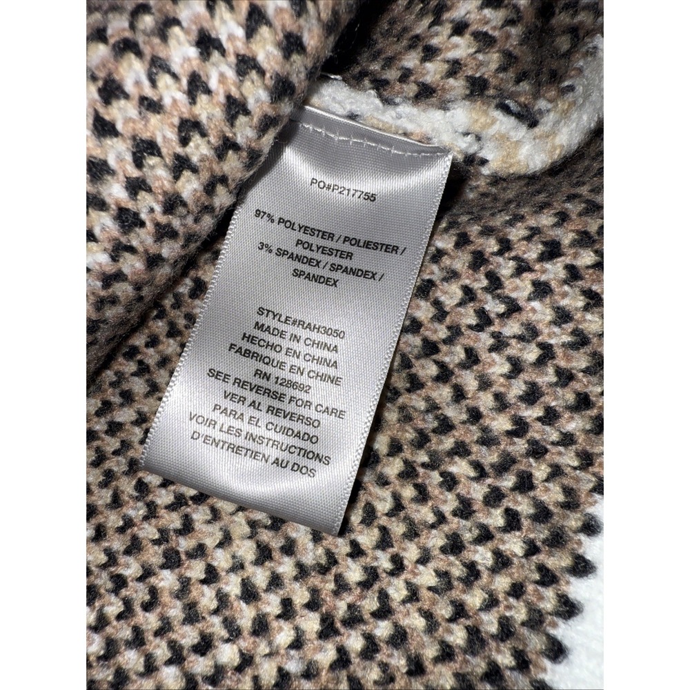 Steve Madden Madden Girl Pullover Sweater And Hat Set Brown/Beige Large - Picture 8 of 11